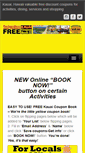 Mobile Screenshot of freekauaicoupons.com